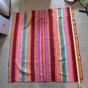 Colorful Bolivian Striped Blanket